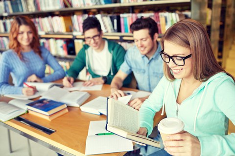 Studenten beim Lernen