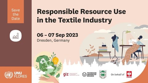 REGISTER NOW: Textile Symposium on “Responsible Resource Use in the Textile Industry”