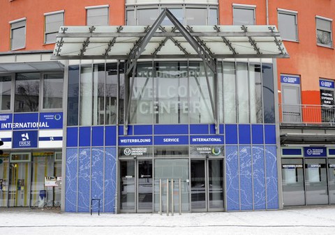 Eingang zum Welcome Center