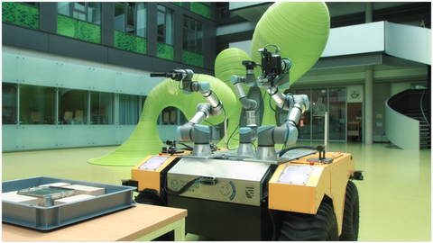 Bild des Teleroboters Sniffbot der TU Dresden