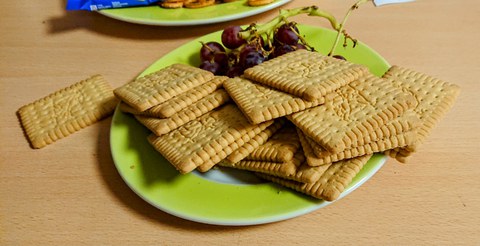 Foto von Snacks der Veranstaltung