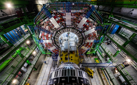 Bild vom CERN-Superkollider (Large Hadron Collider)