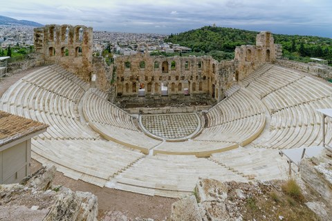 Großes antikes Amphitheater
