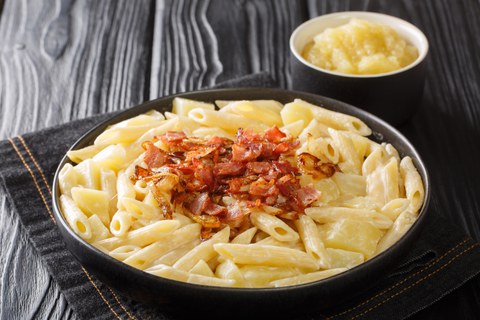 a plate of pasta