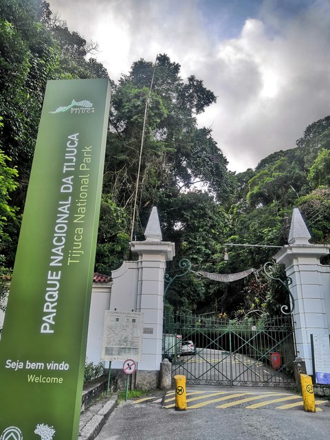 Eingang zum Tijuca Nationalpark