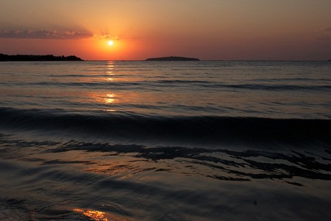 Sonnenaufgang über dem Schwarzen Meer