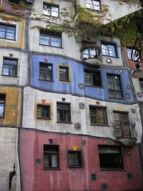 Hundertwasser in Wien, Österreich
