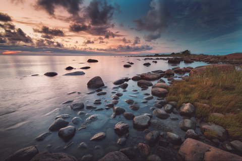 Küste abends