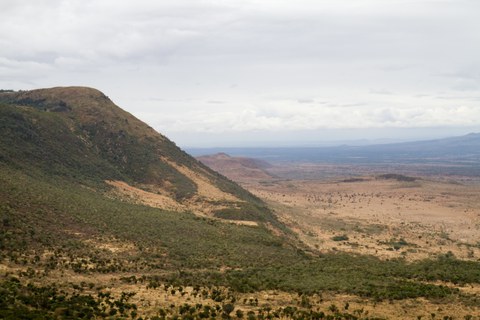 karge, trockene Landschaft