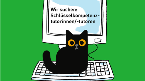 Bild mit Logokatzen für Career Service