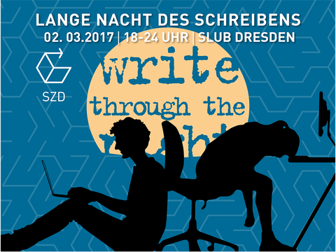 Ankündigung Lange Nacht des Schreibens 2017 am 02.März 2017 von 18 bis 24Uhr in der SLUB