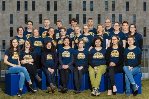 Das Team des Schreibzentrums der TU Dresden im März 2019.