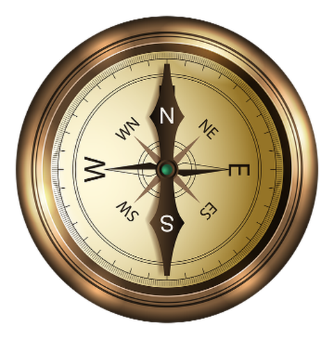 Grafik von Pixabay: Kompass 