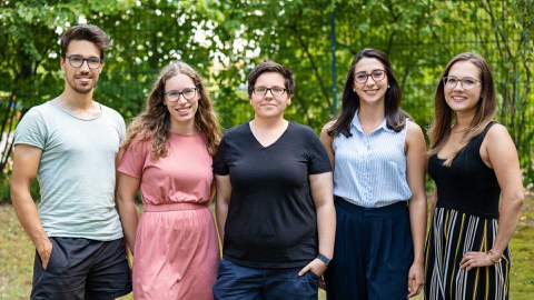 Die Studierenden des Peer Programms der TU Dresden