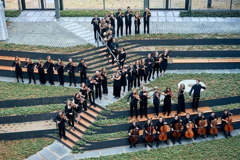 Gruppenbild des Ensemble des Universitätsorchesters der TU Dresden