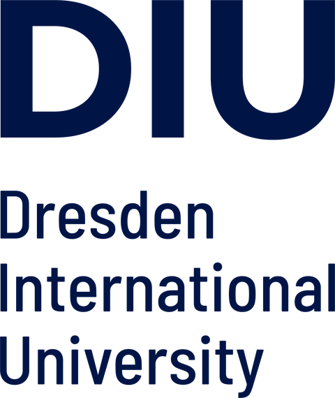 Schriftzug: DIU Dresden International University
