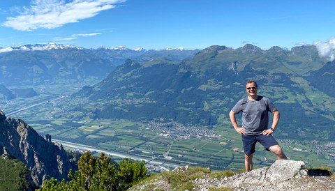  Thomas Stierles private Leidenschaft ist das Wandern.