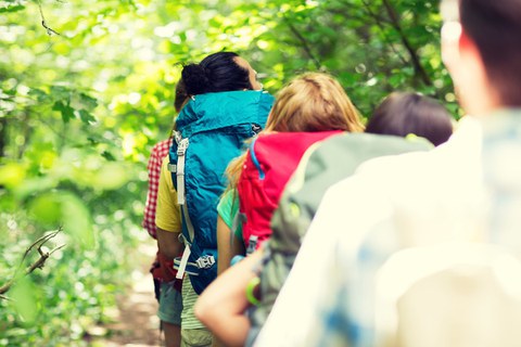 Jugendliche auf einer Reise
