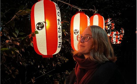 Aufnahme von Lea Bänder in Japan