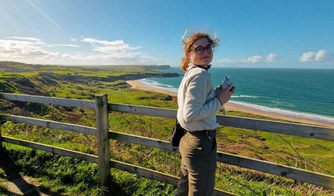 Aufnahme von Lucie Brunner in Irland