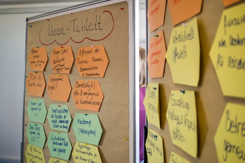 Ergebnisse auf Pinnwänden