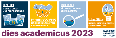 dies academicus 2023 - ab 11.00 auf der HSZ-Wiese