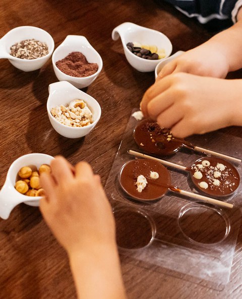 Lollipop making at the Chocolate Museum