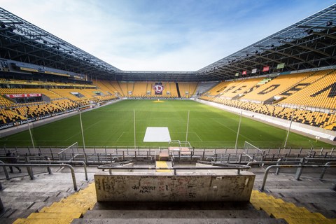 DDV-Stadion des Fußballvereins Dynamo Dresden