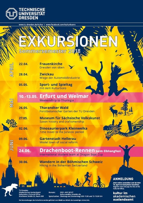 Plakat Kulturprogramm SoSe 2018