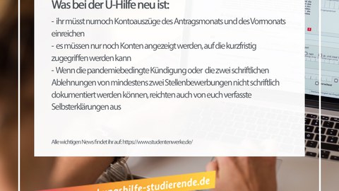 Sharepic Überbrückungshilfe mit Text