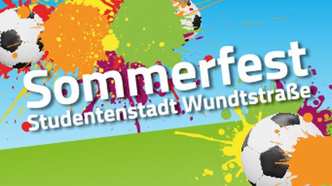 Hinweisgrafik auf das Sommerfest Wundstraße