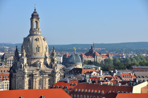 Blick auf Dresden