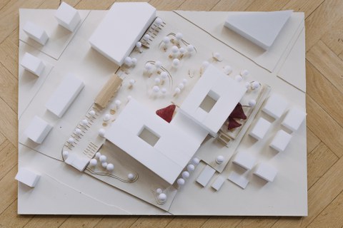 Foto: Architekturmodell Gymnasium Dresden-Tolkewitz