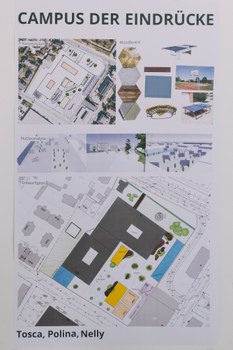 Foto: Architekturpläne und Modelle Projektwoche 2025