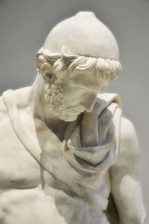 Steinfigur Odysseus