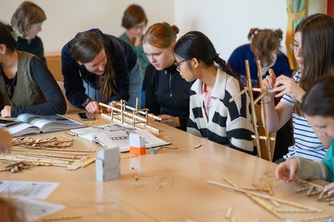 Workshop mit Schülerinnen