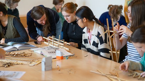 Workshop mit Schülerinnen