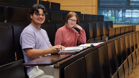 Die Frühstudierenden Alexander und Anneke.