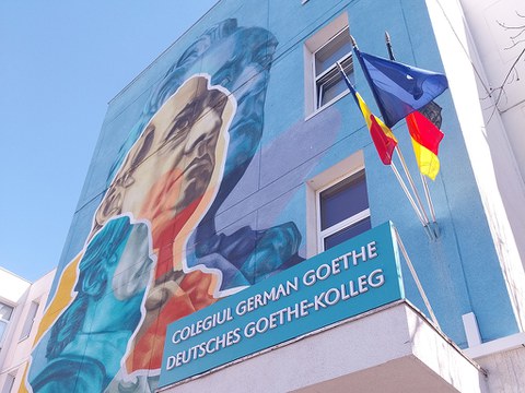 Schulgebäude des Deutschen Goethe Kollegs in Bukarest