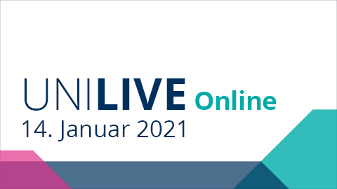 Graphik Uni Live 2021 am 14.01.2021