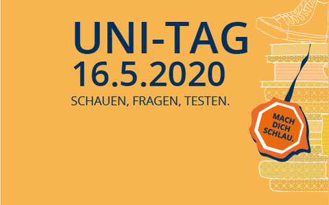 Uni-Tag 2020 Logo mit Datum 16.05.2020