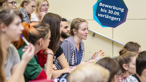 Studierende in einem Hörsaal