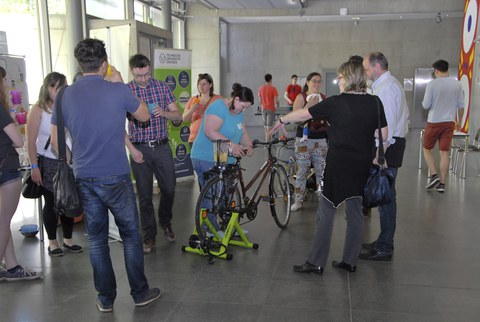 Smoothiebike Einweihung auf dem Tag der Gesundheit