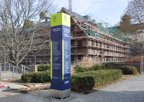 Neuer Campuswegweiser