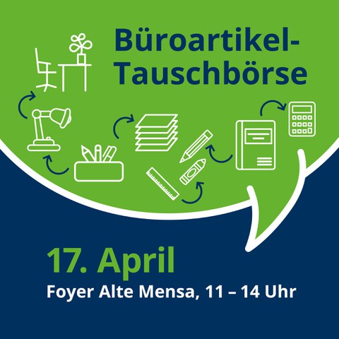 Büroartikeltauschbörse am 17.04.2019