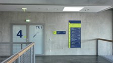 Etagenbeschilderung Hörsaalzentrum