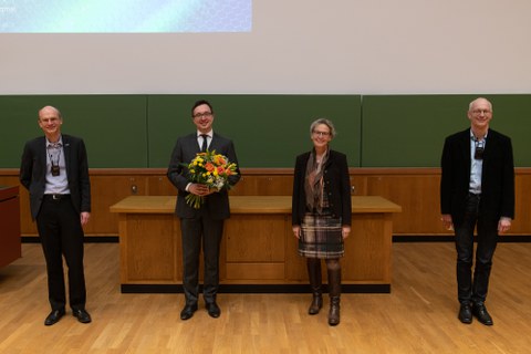 Prof. Carsten Timm, Prof. Alexey Chernikov, Prof.in Ursula M. Staudinger, Prof. Matthias Vojta