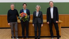 Prof. Helmut Schießel, Prof. Otger Campàs, Prof.in Ursula M. Staudinger, Prof. Stefan Diez