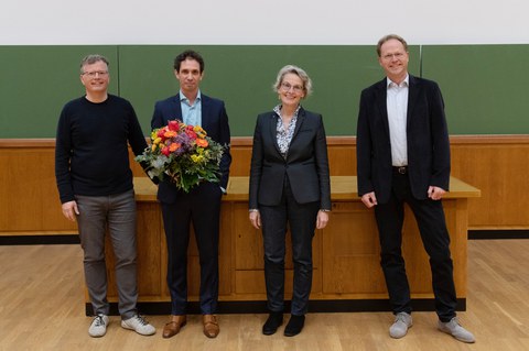 Prof. Helmut Schießel, Prof. Otger Campàs, Prof.in Ursula M. Staudinger, Prof. Stefan Diez