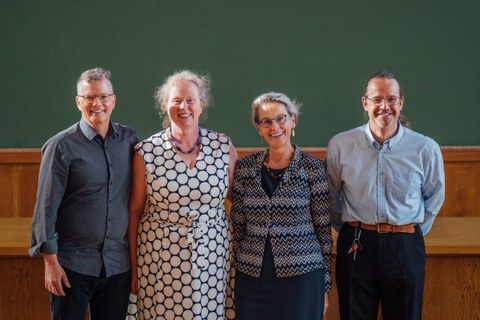 Prof. Michael Schroeder, Prof.in Catherina G. Becker, Prof.in Ursula M. Staudinger, Prof. Federico Calegari